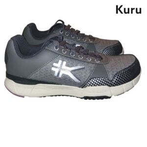 Wide KURU Quantum Running Athletic Tennis Shoe Walk Run Sneaker Gray Women 7 7W
